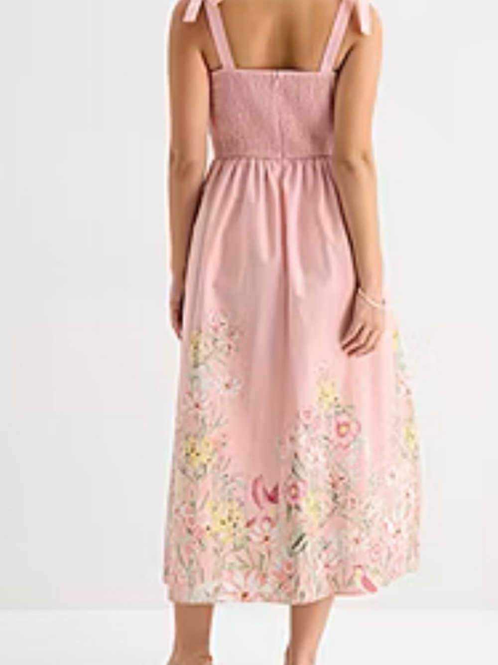 New Joie Woman’s Pink Floral Midi Summer Dress Size XL - Picture 11 of 13
